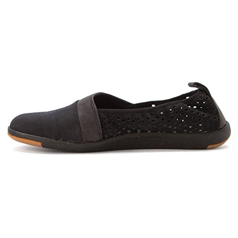 EMU Women's Meroo Flats Fashion Slip On Shoes - Black