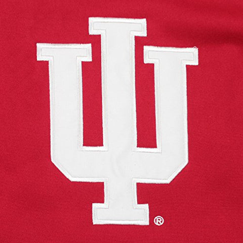 Adidas NCAA Youth Boys Indiana Hoosiers Perforated Pullover Hoodie - Red