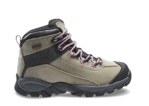 Wolverine Women's Blackledge Lx Waterproof Mid Ankle Hiker,Wild Dove/Pink