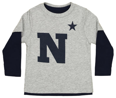 Outerstuff NCAA Toddler Navy Midshipmen Goal Line Stand 3 in 1 Combo Tee