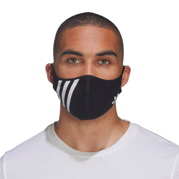 Adidas Originals 3-Stripes Unisex Adult Face Mask, 3-Pack, Color Options