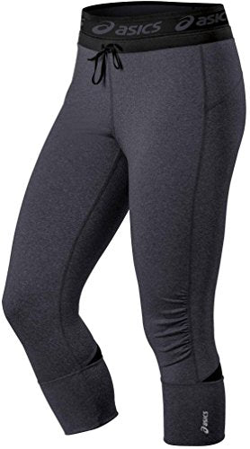 Asics Women's Abby Cuff Workout Running Gym Lounge Capris, 3 Colors