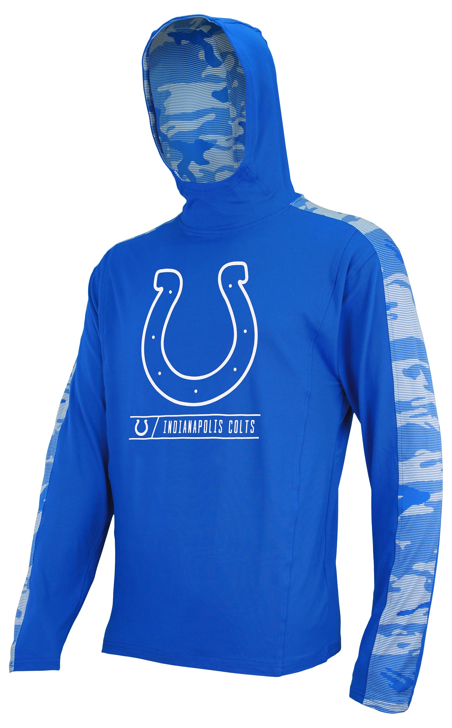 Zubaz NFL Men's Indianapolis Colts Full Zip Camo Hoodie With Team Colo –  Fanletic