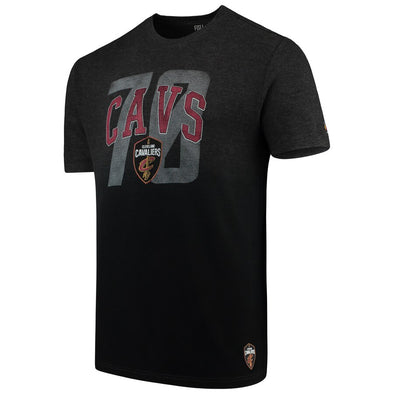 FISLL NBA Basketball Men's Cleveland Cavaliers Heathered Dip Dye Team T-Shirt