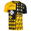 FOCO MLB Men's Pittsburgh Pirates Busy Block Ugly Crew Neck Tee