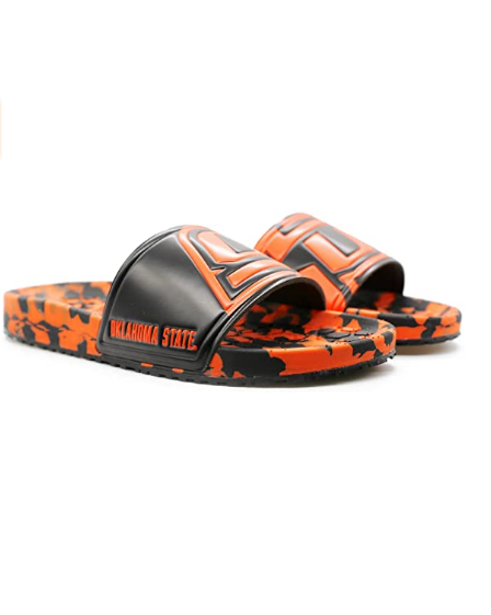 Hype Co College NCAA Unisex Oklahoma State Cowboys Sandal Slides