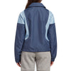 Adidas Women's 3-Stripes Athletic Lightweight Jacket, Tech Ink/Glow Blue