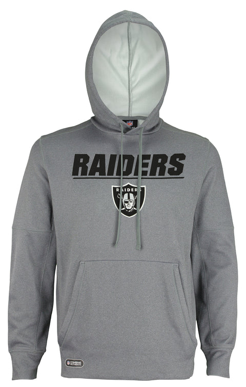New Era NFL Men's Oakland Raiders Stated Pullover Performance Hoodie