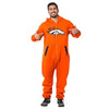 Forever Collectibles NFL Unisex Denver Broncos Logo Jumpsuit, Orange