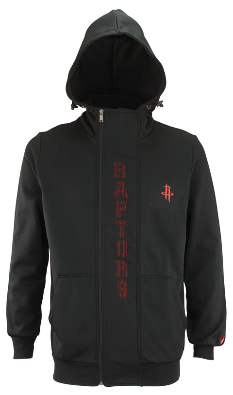 FISLL NBA Basketball Men's Houston Rockets Perforated Full Zip Hoodie