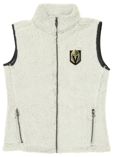 Outerstuff NHL Youth Girls (7-16) Vegas Golden Knights Time Honored Teddy Fleece Vest