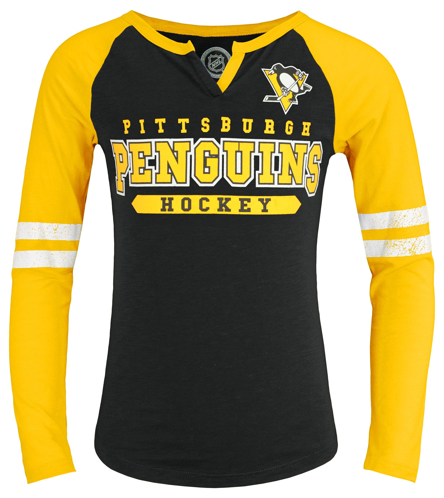 Long Sleeve Womens Pittsburgh Penguins Shirt Outerstuff NHL Youth
