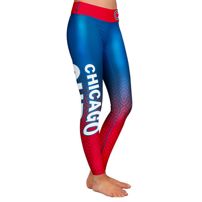 FOCO MLB Women's Chicago Cubs Gradient Print Leggings