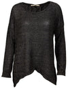 Big Star Women's Mesh Knit Shirt with Longer Sides, Color Options