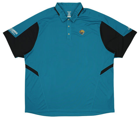 Reebok Jacksonville Jaguars NFL Big Men's Performance Short Sleeve Polo, Teal