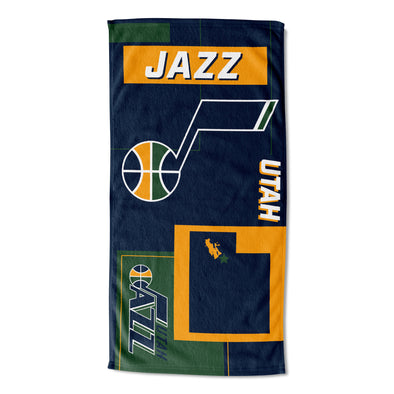 Northwest NBA Utah Jazz State Line Beach Towel
