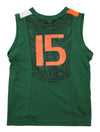 Nike NCAA Youth Boys Miami Hurricanes #15 Basketball Jersey, Green