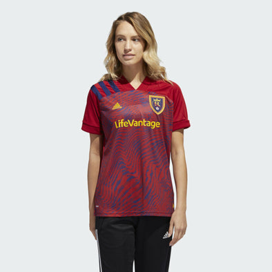 Adidas Women's MLS Real Salt Lake Home Soccer Jersey 20, Victory Red