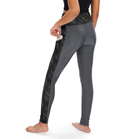 Zubaz NFL Women's Cleveland Browns Elevated Viper Accent Leggings