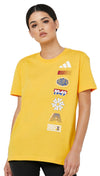 adidas Women's The Pack Graphic Tee, Active Gold