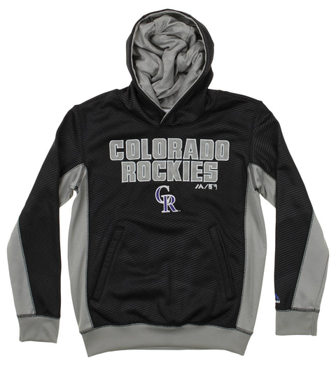 Outerstuff MLB Youth Colorado Rockies Geo Strike Hoodie