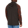 Zubaz NFL Men's Cleveland Browns Viper Print Pullover Hooded Sweatshirt