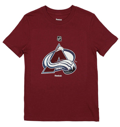 Reebok NHL Youth Colorado Avalanche Short Sleeve Distressed Tee Shirt, Maroon