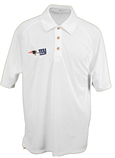 Reebok NFL Men's New England Patriots v. Giants Performance Polo - White
