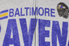 Baltimore Ravens NFL Football Men's Across the Middle Fleece Hoodie, Grey