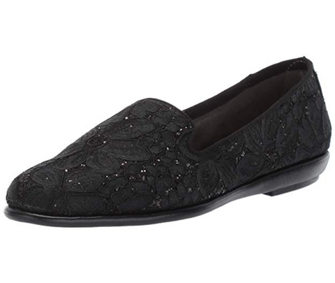 Aerosoles Women's Betunia Loafer, Black Fabric