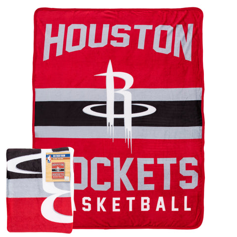 Northwest NBA Houston Rockets Singular Silk Touch Throw Blanket, 45" x 60"