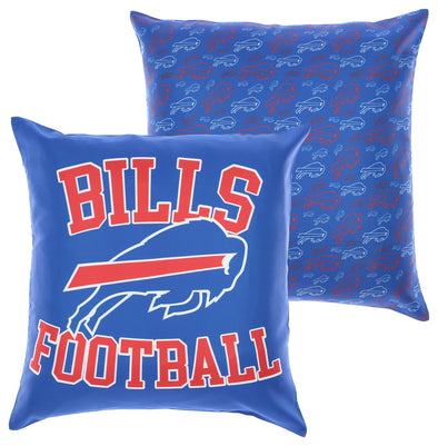 FOCO NFL Buffalo Bills 2 Pack Couch Throw Pillow Covers, 18 x 18
