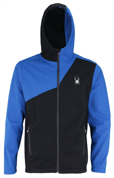 Spyder Men's Hydroweb Hooded Softshell Jacket, Color Variation