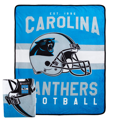 Northwest NFL Carolina Panthers "Singular" Silk Touch Throw Blanket, 45" x 60"