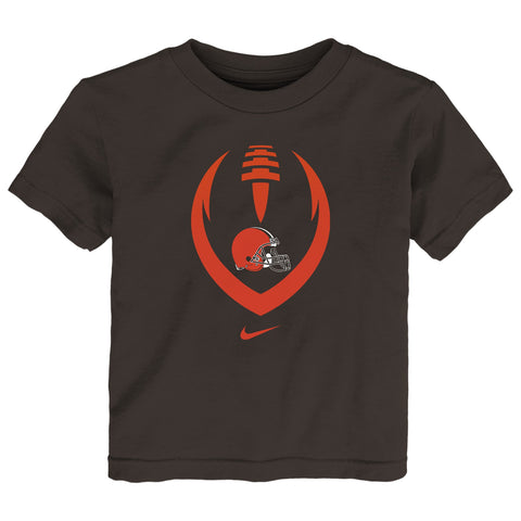 Nike NFL Toddlers Cleveland Browns Icon Short Sleeve Tee
