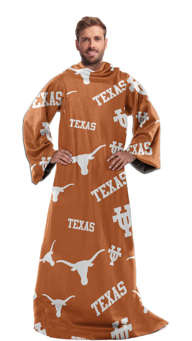 Northwest NCAA Texas Longhorns Toss Silk Touch Comfy Thow with Sleeves