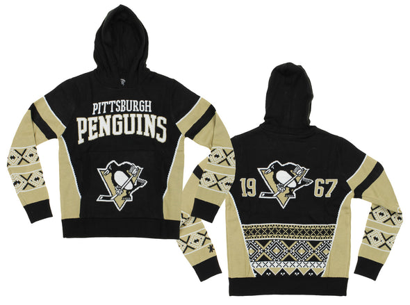 KLEW NHL Youth Pittsburgh Penguins Holiday Ugly Hoodie
