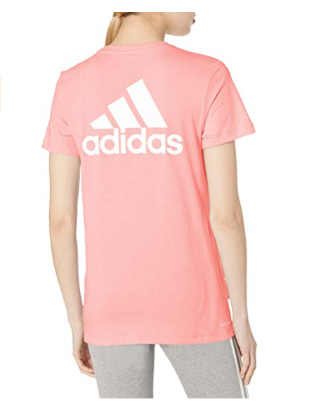 Adidas Women's Go-To Tee Shirt, Glory Pink