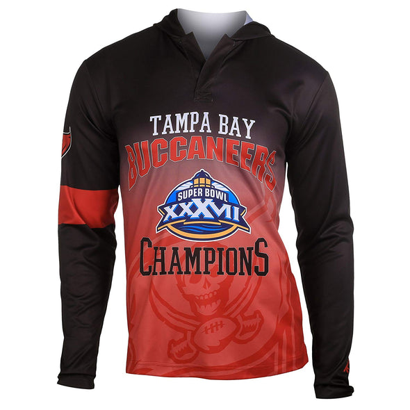 Forever Collectibles NFL Men Tampa Bay Buccaneers Super Bowl Champions Hooded Tee
