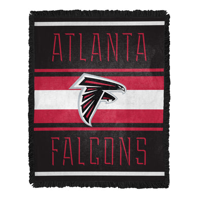 Northwest NFL Atlanta Falcons Nose Tackle Woven Jacquard Throw 46"W x 60"L Blanket