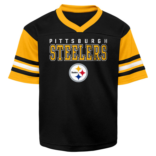 Outerstuff NFL Youth Boys Pittsburgh Steelers Team Logo Knit Top Jersey