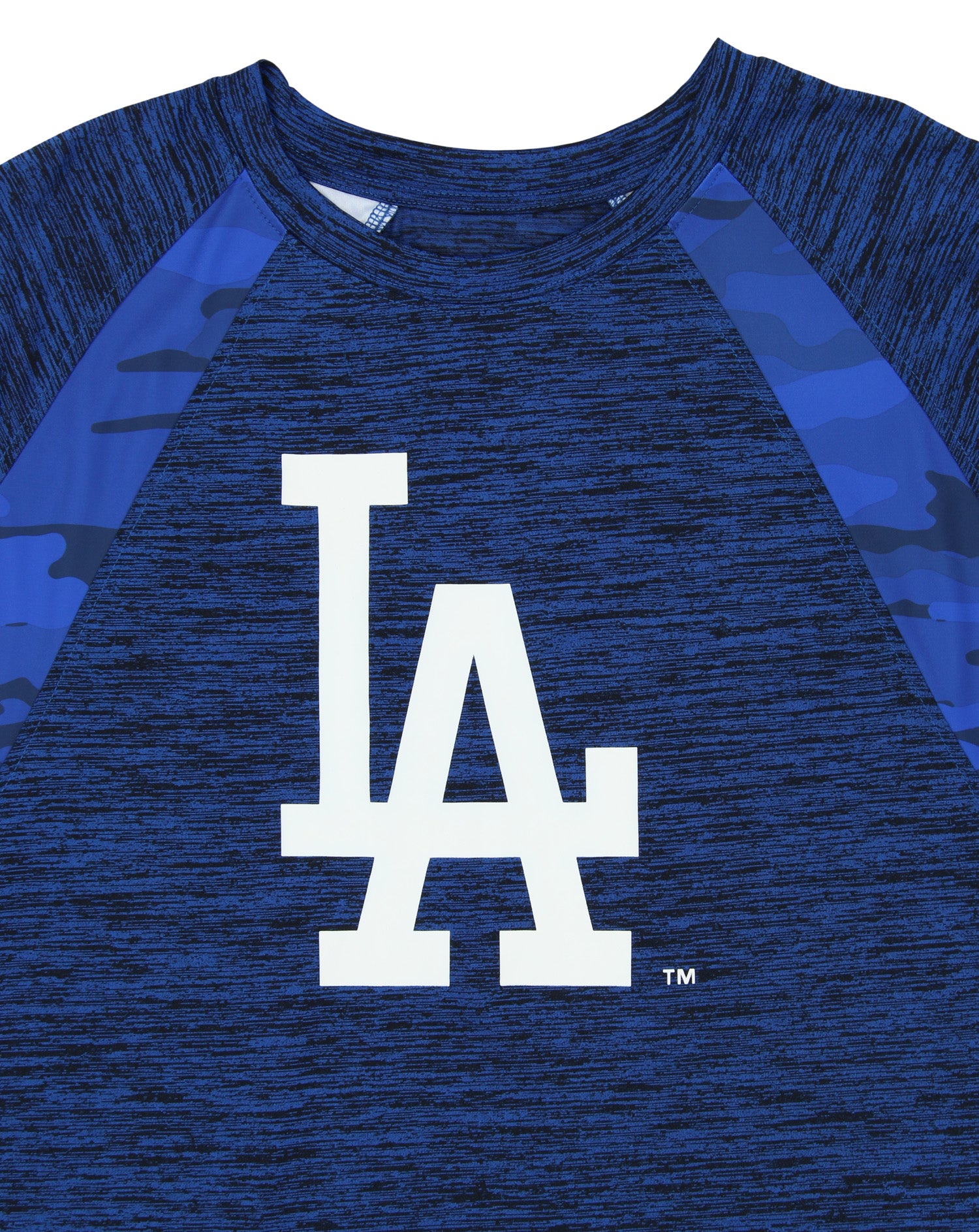 LA Dodgers Camo Logo Maroon T-Shirt