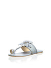 BedStu Isobel Women's Flip Flips Flower Fashion Toe Sandals - Blue Lux