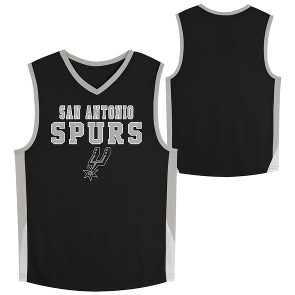 Outerstuff NBA San Antonio Spurs Youth (8-20) Knit Top Jersey with Team Logo