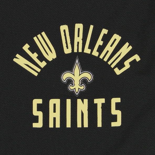 Zubaz NFL Men's New Orleans Saints Viper Accent Elevated Jacquard Track Pants