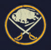 CCM NHL Men's Buffalo Sabres Crew Sweater, Navy