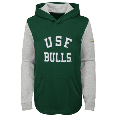 Outerstuff South Florida Bulls NCAA Boy's Youth (8-20) The Legend Lightweight Pullover Hoodie, Green