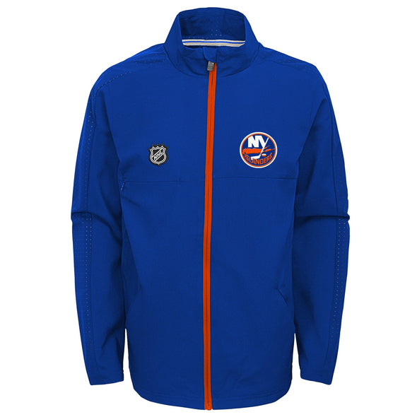 OuterStuff NHL Youth (8-20) New York Islanders Prevail Full Zip Lightweight Jacket