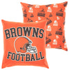 FOCO NFL Cleveland Browns 2 Pack Couch Throw Pillow Covers, 18 x 18