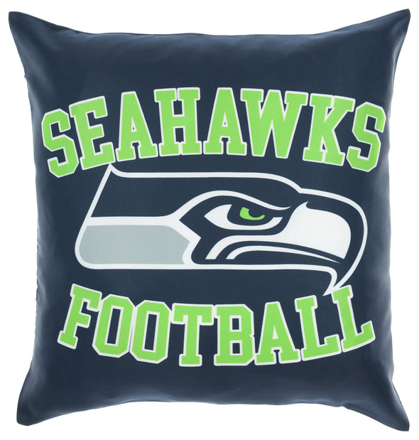 FOCO NFL Seattle Seahawks 2 Pack Couch Throw Pillow Covers, 18 x 18